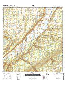 Gulkana B-2 NW 2016 topographic map thumbnail
