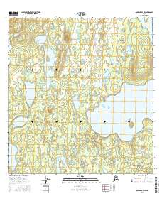 Gulkana B-4 NW 2016 topographic map thumbnail