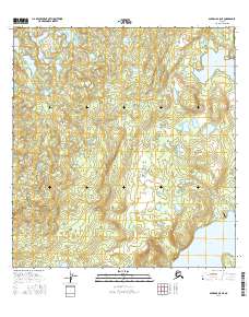 Gulkana B-5 NE 2016 topographic map thumbnail