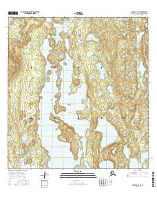 Gulkana B-6 NE 2016 topographic map thumbnail
