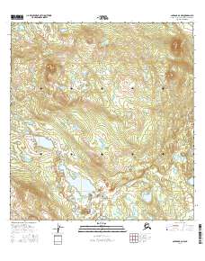 Gulkana B-6 NW 2016 topographic map thumbnail