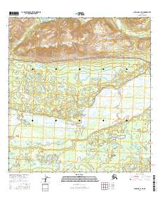 Gulkana C-1 NE 2016 topographic map thumbnail