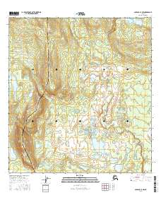 Gulkana C-3 NW 2016 topographic map thumbnail