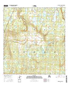 Gulkana C-3 SW 2016 topographic map thumbnail
