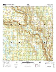 Gulkana C-4 SE 2016 topographic map thumbnail