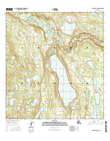 Gulkana C-4 SW 2016 topographic map thumbnail