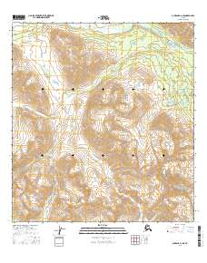 Gulkana D-1 NE 2016 topographic map preview