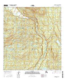 Gulkana D-3 SE 2016 topographic map thumbnail