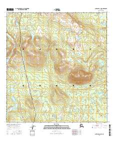 Gulkana D-3 SW 2016 topographic map thumbnail