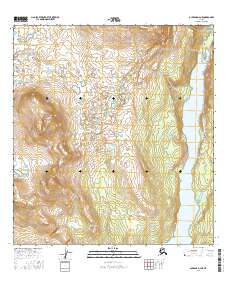 Gulkana D-4 NE 2016 topographic map thumbnail