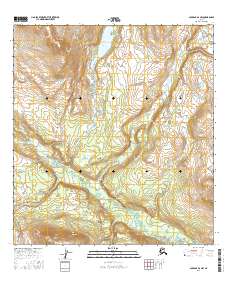 Gulkana D-4 NW topographic map thumbnail