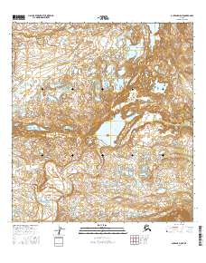 Gulkana D-5 NE topographic map thumbnail