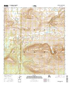 Gulkana D-5 SW 2016 topographic map thumbnail