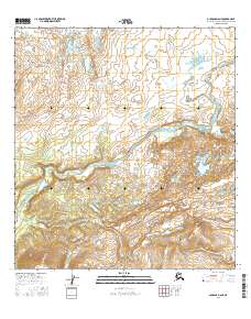 Gulkana D-6 NE 2016 topographic map thumbnail