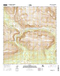 Gulkana D-6 SE 2016 topographic map preview
