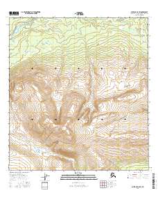 Gulkana D-6 SW 2016 topographic map thumbnail