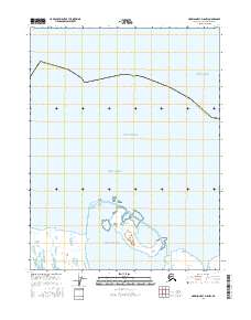 Harrison Bay D-5 NW 2016 topographic map thumbnail