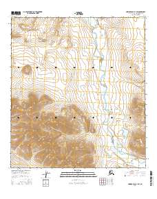 Howard Pass B-1 SW topographic map thumbnail