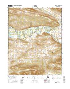Hughes C-1 NE topographic map thumbnail