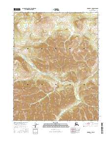 Hughes D-1 NE topographic map thumbnail