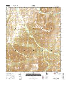 Melozitna A-4 SW topographic map thumbnail