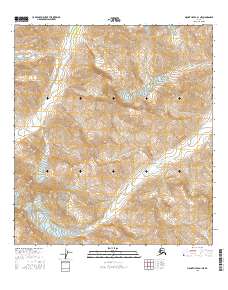 Mount Hayes A-1 NE 2016 topographic map thumbnail