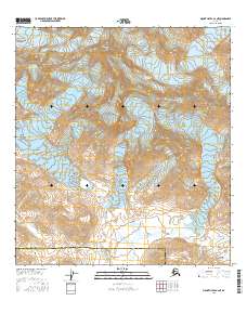 Mount Hayes A-2 NE 2016 topographic map preview