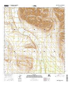 Mount Hayes A-2 SW 2016 topographic map thumbnail