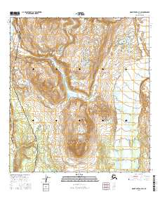 Mount Hayes A-3 SW 2016 topographic map thumbnail