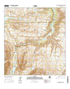 Mount Hayes A-4 NW topographic map thumbnail