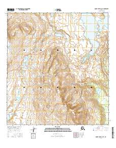 Mount Hayes A-4 SE 2016 topographic map thumbnail