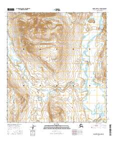 Mount Hayes A-6 NE 2016 topographic map thumbnail