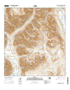 Mount Hayes A-6 NW 2016 topographic map preview