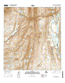 Mount Hayes A-6 SE 2016 topographic map preview