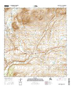 Mount Hayes A-6 SW 2016 topographic map thumbnail