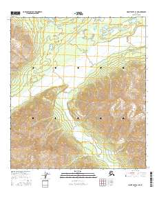 Mount Hayes B-1 NE 2016 topographic map thumbnail
