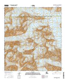 Mount Hayes B-6 NE 2016 topographic map thumbnail