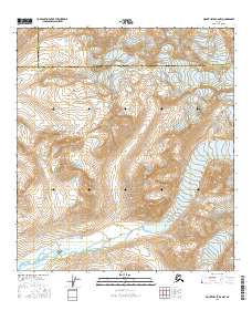 Mount Hayes B-6 NW 2016 topographic map thumbnail