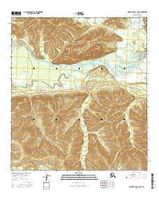 Mount Hayes C-1 NW 2016 topographic map thumbnail