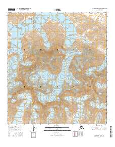 Mount Hayes C-5 SW topographic map thumbnail