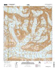 Mount Hayes C-6 SW 2016 topographic map thumbnail