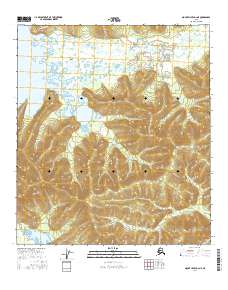 Mount Hayes D-2 NE 2016 topographic map thumbnail