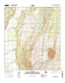 Mount Hayes D-4 SW topographic map thumbnail