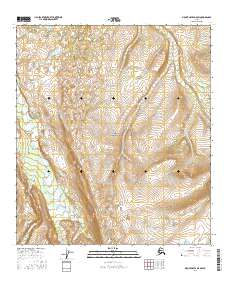 Mount Hayes D-5 SW topographic map thumbnail