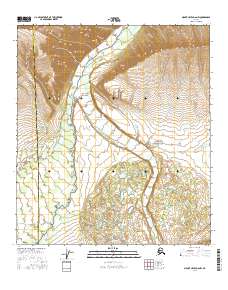 Mount Hayes D-6 NW topographic map thumbnail