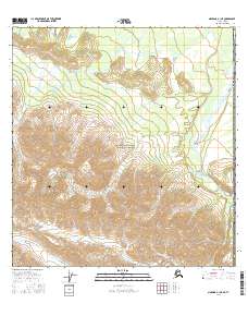 Nabesna A-1 NE 2016 topographic map thumbnail