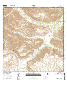 Nabesna A-1 SE 2016 topographic map thumbnail