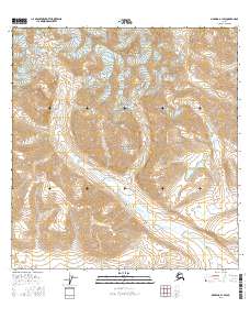 Nabesna A-1 SW 2016 topographic map thumbnail