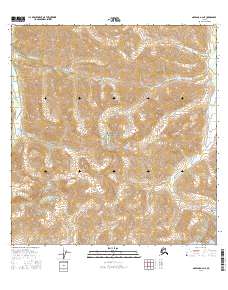 Nabesna A-2 NE 2016 topographic map thumbnail