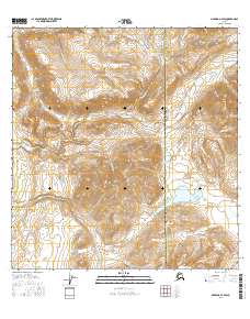 Nabesna A-2 SW 2016 topographic map thumbnail